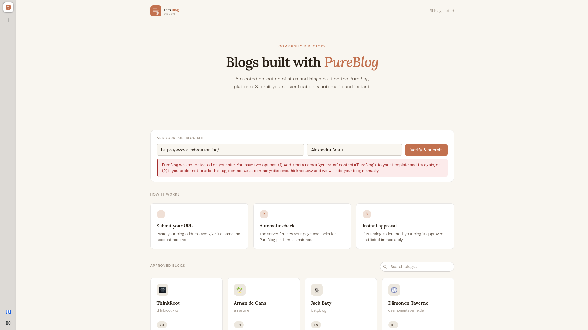 Add-blog-Discover-Pure-Blog