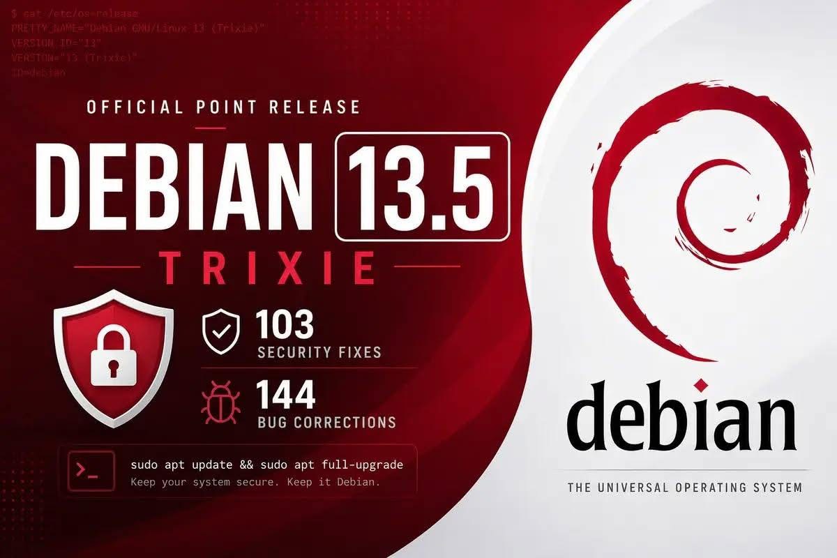 Debian 13.5 Trixie