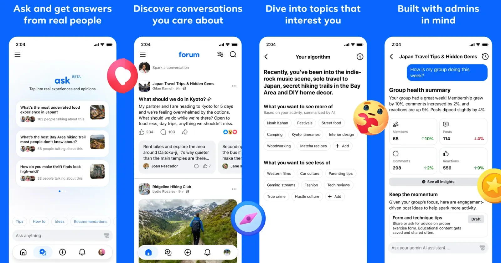 Forum, a Facebook app