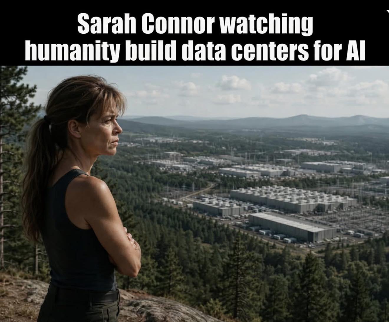 Sarah Conner watching 😂
