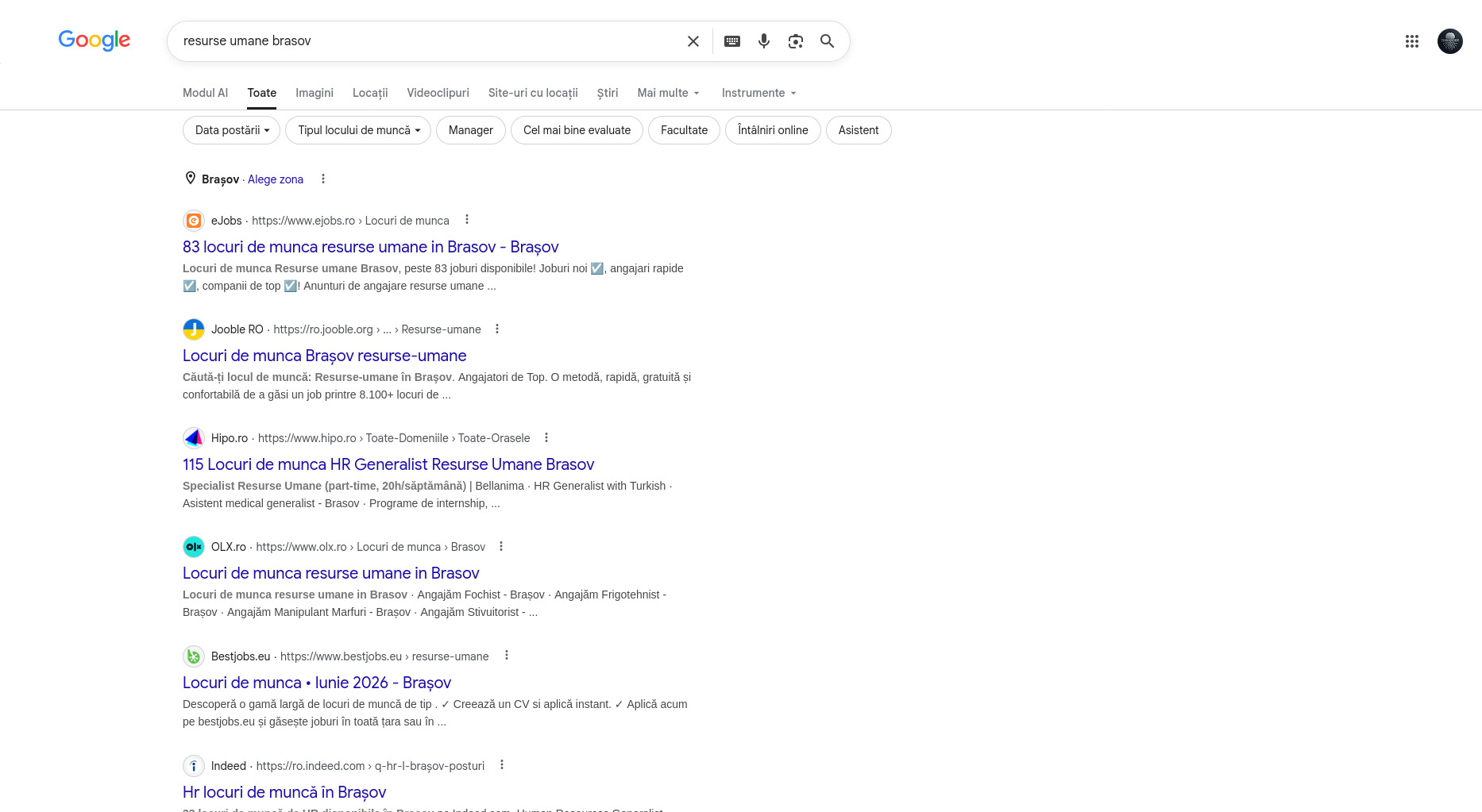 Un mic test pentru Google și Qwant