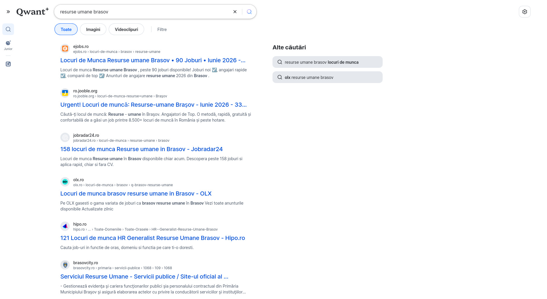 Un mic test pentru Google și Qwant