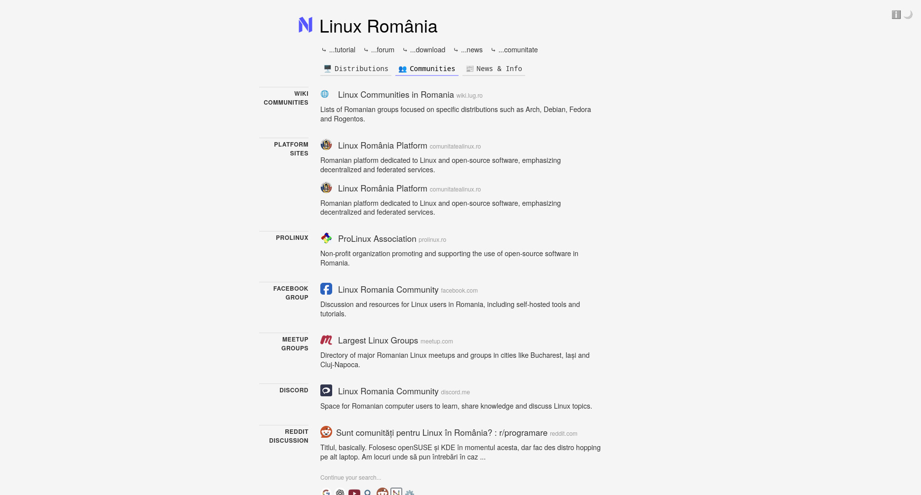 NeoSearch - Linux România 2