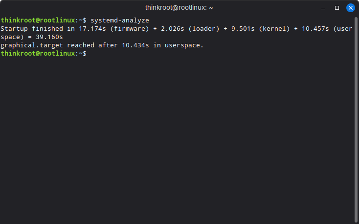 systemd-analyze